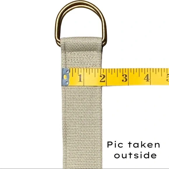 Khaki Canvas Belt 46 inches - Picture 4 of 8